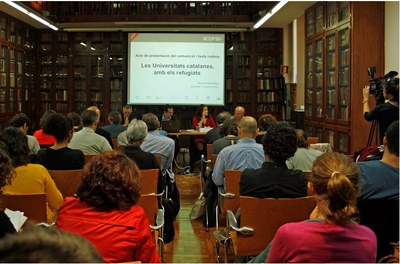 2015/10/15 - Les 8 Universitats públiques catalanes s’impliquen amb els refugiats