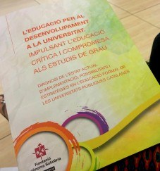 2015/10/27 - Publicació de l'informe sobre l'estat de l'EpD a les universitats