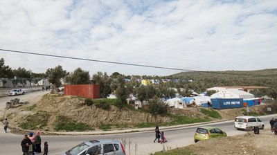 Millora de les condicions de l'assentament informal a Moria, Lesbos