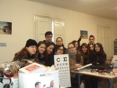 Visita d'estudiants de la FOOT al Centre de Reciclatge d'Ulleres