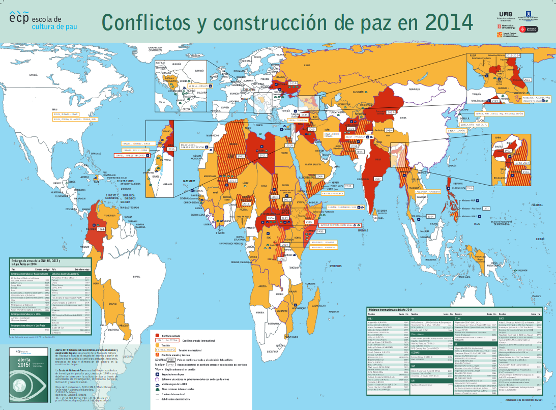 Base de Datos de Conflictos y Construcción de Paz de la ECP